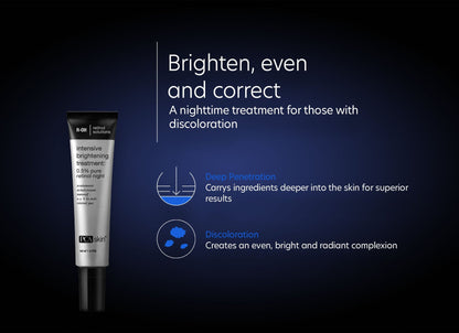 Intensive Brightening Treatment: 0.5% pure retinol